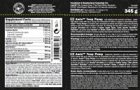 Yeep Pump Caff 360g |  | Contiene beta-alanina CarnoSyn®, arginina, GABA | Amix Nutrition - details 3