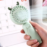 Pequeño Ventilador Mano con Diseño Cuter de Ciervo - Mini y Portátil / Estilo Cute - details 0