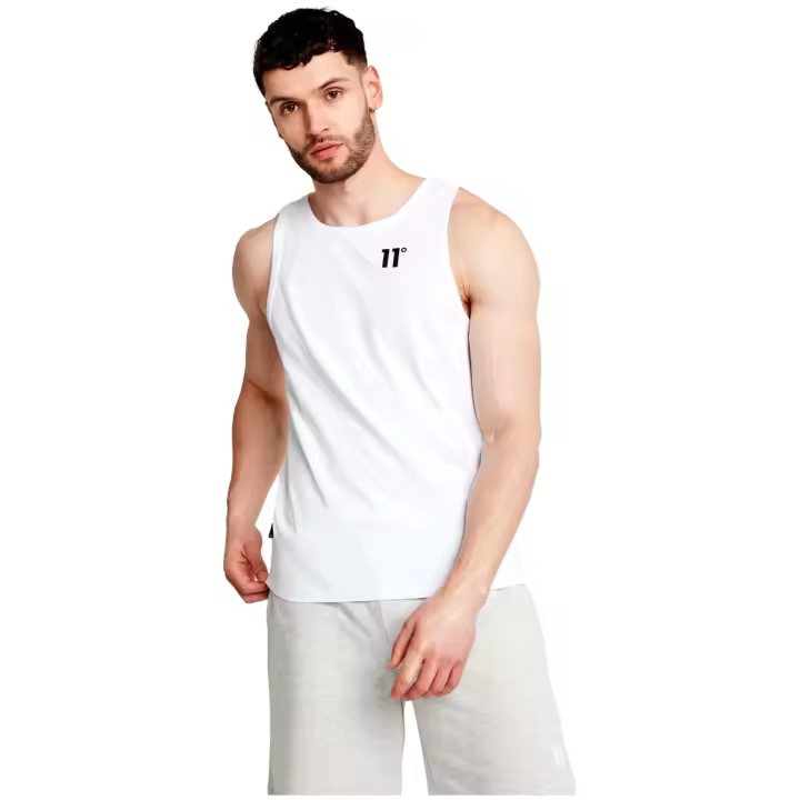Camiseta de Manga Corta 11 Degrees  para hombre en color blanco - 1