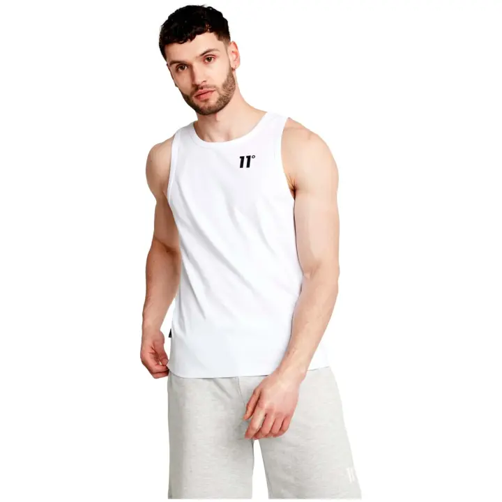 Camiseta de Manga Corta 11 Degrees  para hombre en color blanco - 1