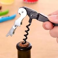 Apretador De Botellas De Vino Y Cerveza Multi-Funcional De Acero Inoxidable Premium Abrazadera De Tapa De Vino Y Cerveza Remover De Botellas De Barra - details 1