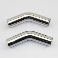 Accesorio De Coche Tubo De Escape Automóvil Convertido En Brazo De Acero Inoxidable Ángulo De 45 Grados Para Reducir El Diámetro - details 5