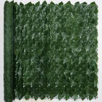 Falso Iva Privacy Fence Screen 118x19.7 Pulgadas Valla Decorativa De Hojas Verdes Para Jardín Fondo Decorativo De Valla De Hierba Artificial - details 6