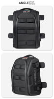 Bolsa De Espejo Para Motocicleta Impermeable De Gran Capacidad Negro Estuche Rígido De Almacenamiento Para Carreras Y Viajes - details 10
