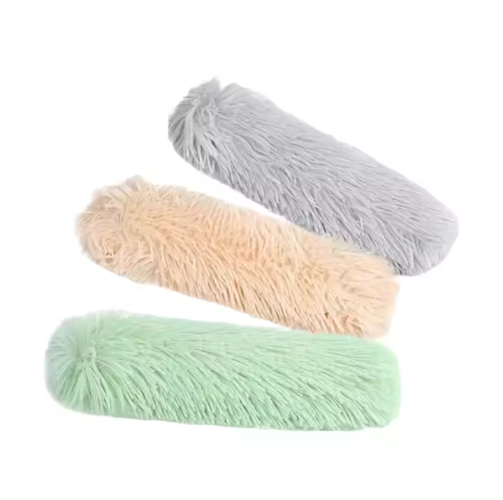 2 Piezas de almohada de felpa de hierba gatera para gatos y gatitos, Color aleatorio 25x10cm juguete para gatos de interior, Juguete interactivo juguete para masticar ayuda a los dientes - 1
