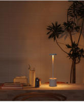 Lámpara De Mesa LED Recargable 4W Con Carga Tipo-C Luz Ambiental Creativa De Tres Colores Metal Toque Iluminación Barra Decorativa Para Habitación - details 9