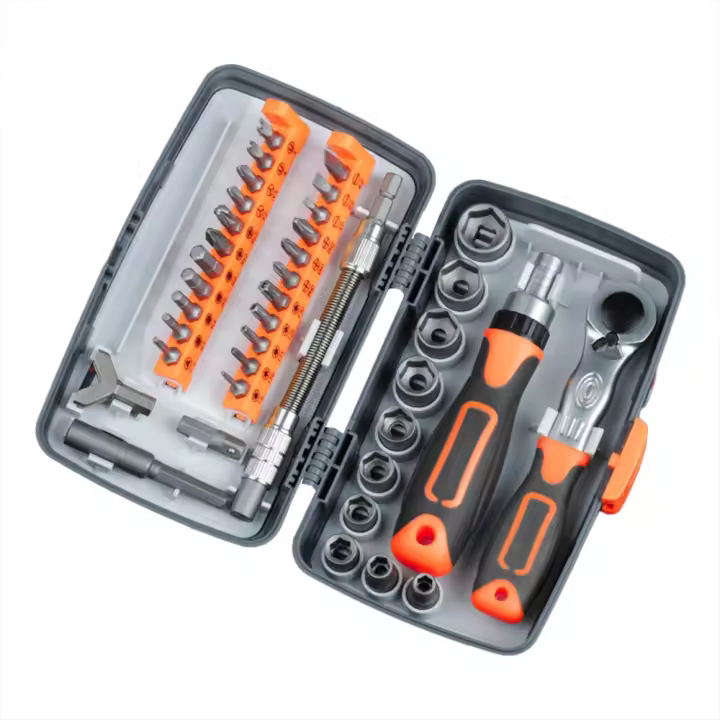 Juego De Destornilladores Magnéticos Precisi\u00f3n 38 En 1 Con Llaves Hexagonales Mini Herramienta De Reparaci\u00f3n Electr\u00f3nica Kit De Destornilladores De Acero Cromo Vanadio - 1