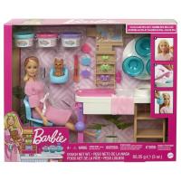 Barbie muñeca salón de belleza playset de spa muñeca con accesorios Mattel (GJR84) - details 5