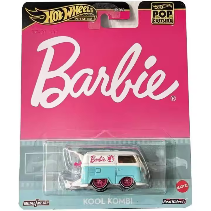 Hot Wheels Premium Pop Culture Volkswagen Barbie Kool KOMBI - 1