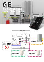 Termostato Inteligente WiFi Tuya Para Calefacción Eléctrica Y Agua/Gas Con Control Remoto Compatible Con Alexa Y Alice - details 7