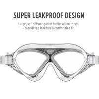 Zenyth Popular Gafas de Natation antivaho with Montura Grande, antivaho y anti-UV, comodas Gafas de Natation para adultos con Montura Grande, transparentes - details 0