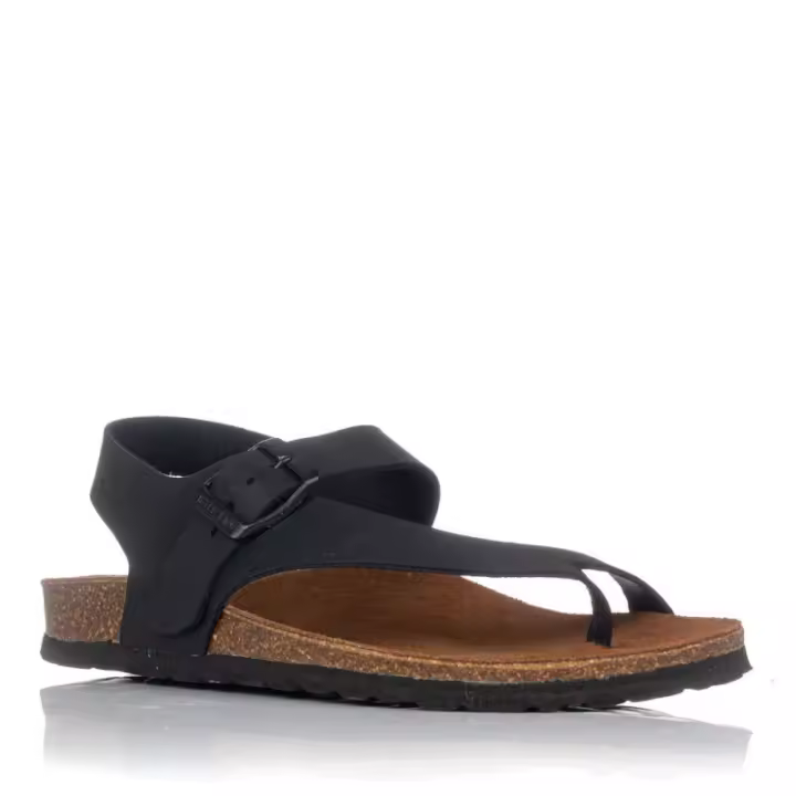 Sandalias planas INTER-BIOS 7162 Mujer Negro - 1