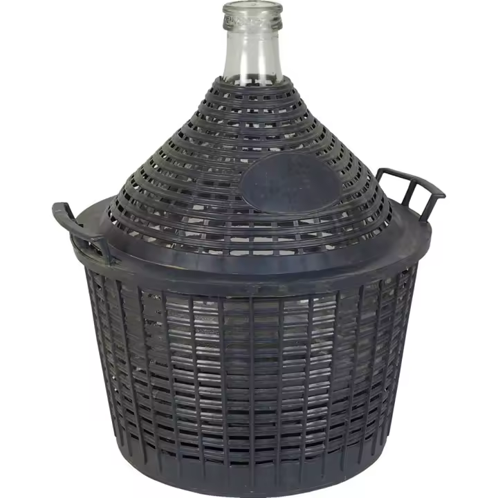 Orework Garrafón de Vidrio con Boca Estrecha 5L para Aceite y Vino - 1