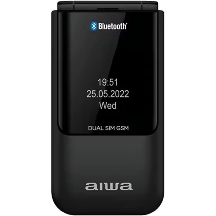Aiwa FP-24: Teléfono Móvil Senior 2.4" con Doble Pantalla, Dual SIM, Conexión Bluetooth - 1