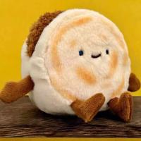 Muñeco De Peluche Xi'an Hamburguesa China Colgante Desmontable Cadena De Llaves Souvenir Turístico De Creación Wenchuang Estilo Comida Material De Relleno PP Algodón - details 6