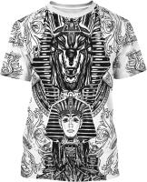 Camiseta Unisex De Estampado 3D BJU Ancient Egypt Estilo Casual Manga Corta Transpirable Para Viajes Y Uso Diario - details 26