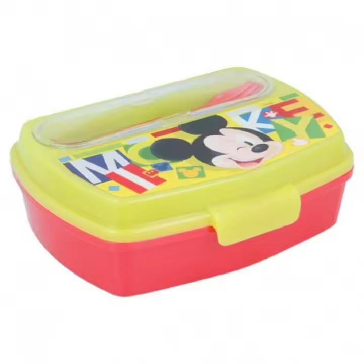 Bolsos Hf Sandwichera con Cubiertos de Mickey Mouse - Práctica y Divertida - 1