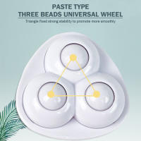 Ruedas Universales Para Muebles Adhesivas Self Adhesive Mute Ball 360 Grados Soporte De Carga Caster De Rueda Swivel Pack De 4-20 Piezas - details 26