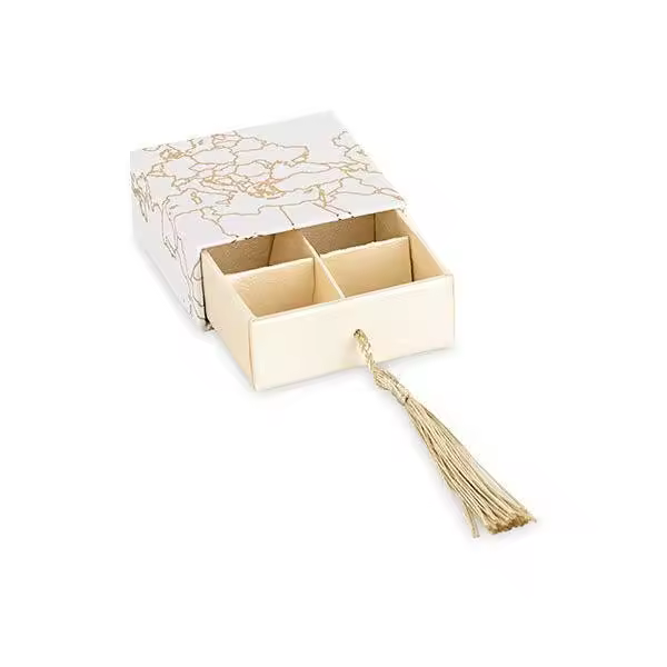 Cupid & Co. Caja Globo Champ. Con Ins. Y Nappa 70x70x30mm Oro Blanco - 1