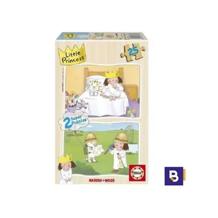 Educa Puzzle Little Princess 25 Piezas - Puzzle Infantil Madera - 1