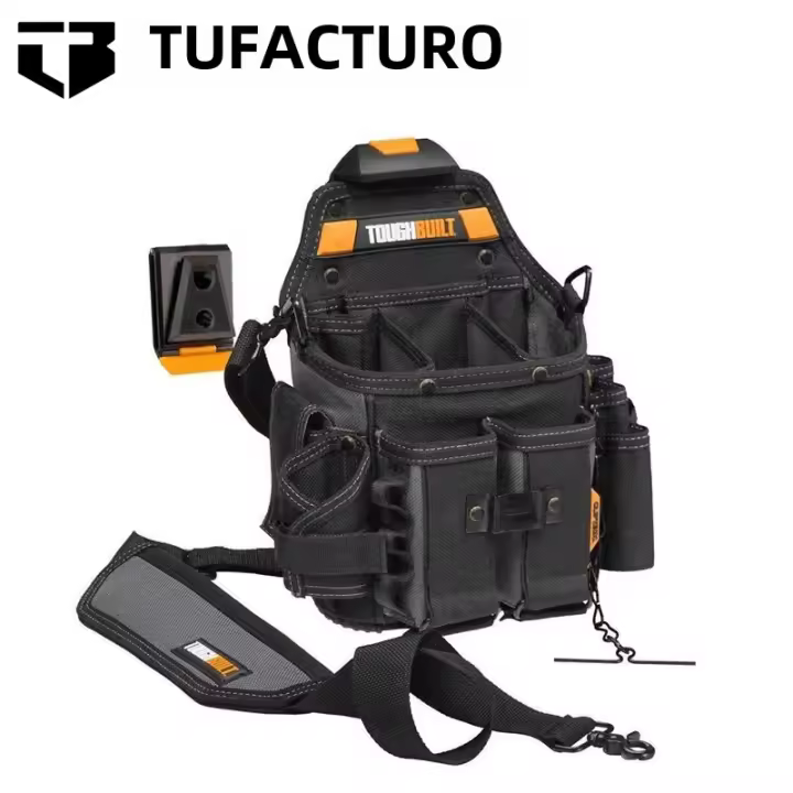 Bolsa De Almacenamiento Grande TOUGHBUILT TB-CT-114 Para Eléctricos Con Correa De Hombro ClipTech Material De Poliéster - 1