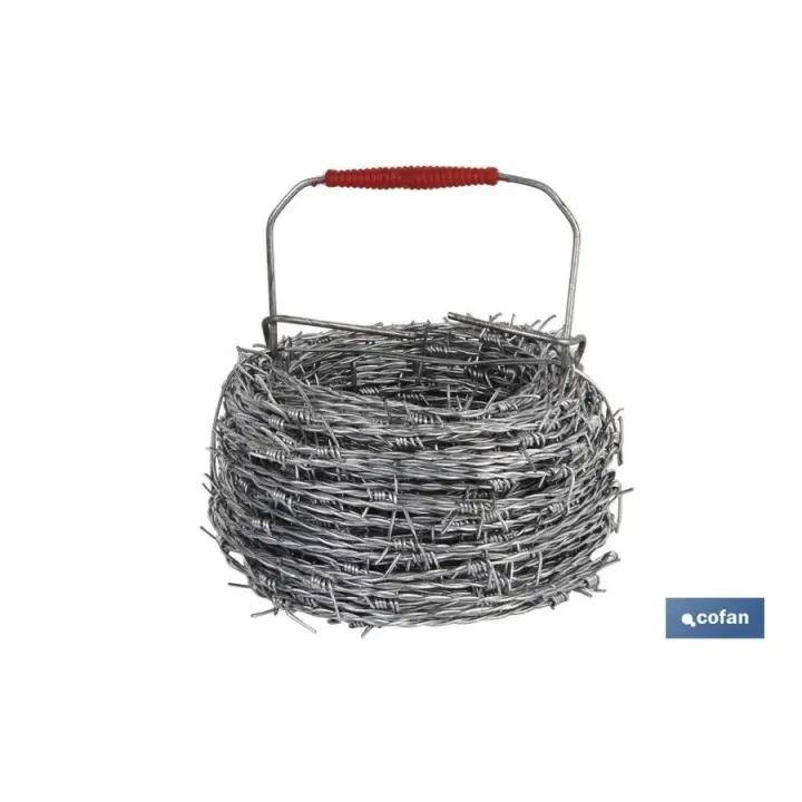 ALAMBRE DE ESPINO GALVANIZADO 50 X 1.7 (PACK: 1) - 1