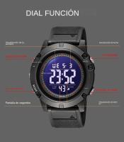 Reloj Deportivo Digital SMAEL Para Jóvenes Resistente Al Agua Con Luz LED Y Alarma Reloj De Pulsera Masculino Regalos - details 5