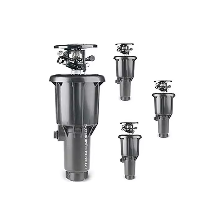 SUINGA Pack 4 Aspersores de riego impacto emergente 1/2'', 8 a 12 m, Suinga, riego agrícola, jardines - 1