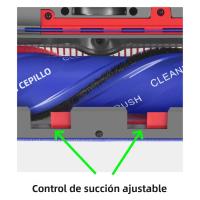 CepilloFlexible Con Alta Suction De 180° Para Aspiradora Dyson V7/V8/V10/V11/V15 Asa Extendida De Acero Al Carbón Adaptador De Cabezo Abscisa AC Rosewood - details 4