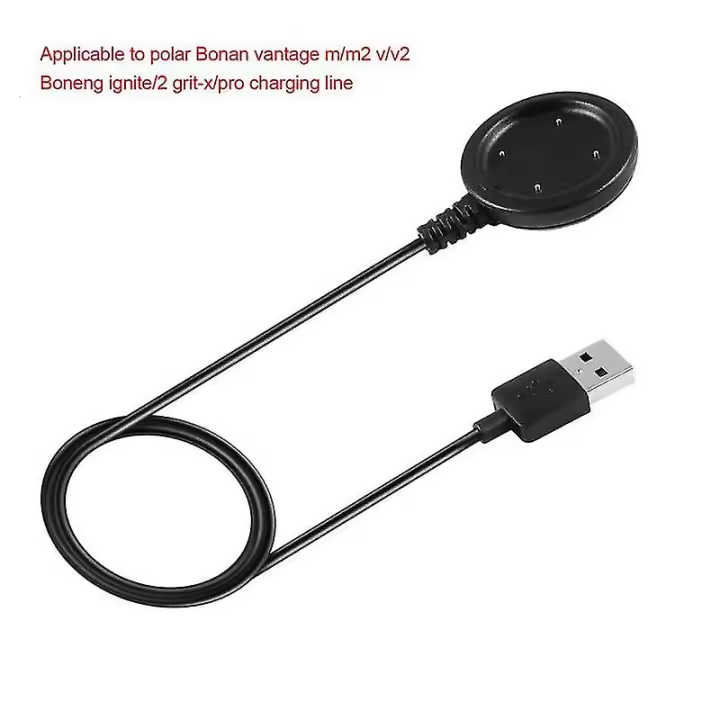 Cargador de reloj inteligente para Polar Vantage V2/Grit X/Ignite/Vantage V/Vantage M Cable de carga rápida USB Pro-hy - 1