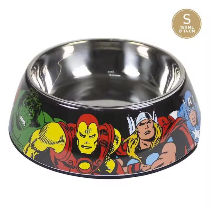 Marvel - Comedero/bebedero para mascotas tamaño S 180ml - 1