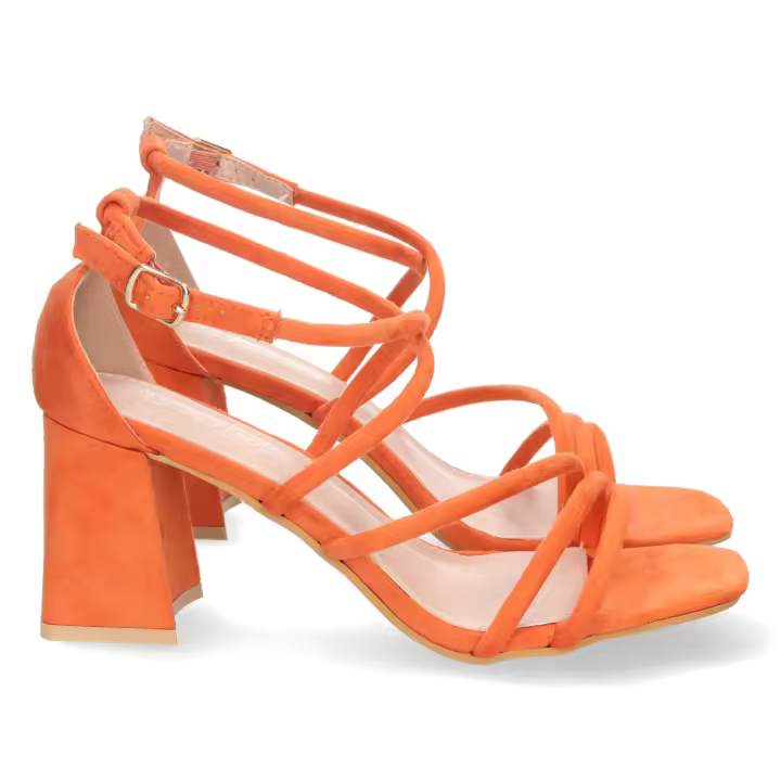 Sandalia naranja ADRIANA - 1
