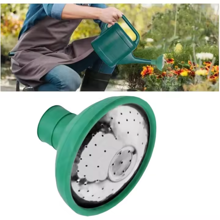 piezas de repuesto de cabezal de rosa para regadera de jardín universal, cabezal rociador de agua, boquilla de tapa de pico de regadera de repuesto para la mayoría de las jarras de riego, 3,31 "" x 3,31 "" x 2,34 "" - 1