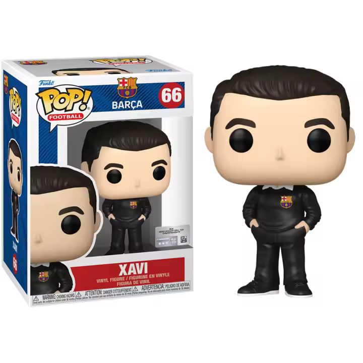 FUNKO POP! FÚTBOL: FC BARCELONA - XAVI, 72238, Nº66, TIENDA CON LICENCIA OFICIAL - 1