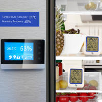 Medidor De Temperatura Y Humedad Digital LCD Estación Climática Doméstica Hygrometer Termómetro Electrónico Para El Hogar - details 6