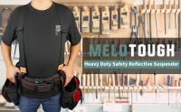Suspenders Melo Tough Para Hombres Resistente De Alta Intensidad 2 Pulgadas Anchos Para Cinturón De Herramientas Unisex Material Polyester - details 0