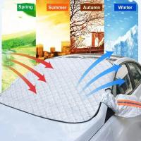 Protector De Ventanas De Coche Anticongelante Con 9 Magnetos Universal Bloqueador De Sol Visor Para Ventilador Delantero Y Trasero - details 9