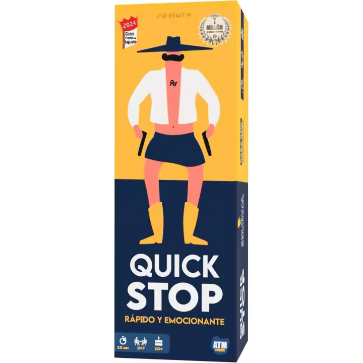 Juegos de Mesa Dinámico y Divertido para Familia y Amigos - Gran Premio del Juguete 2024 - Versión Entretenida del Juego Stop - Regalo Original - Español - 1