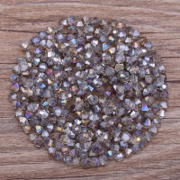 300pcs De Preciosos Abalorios De Cristal Bicone De 4mm Para Accesorios De Joyería Herramientas Y Suministros Para Creación De Joyas - details 8