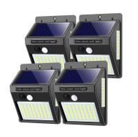 Luces solares para exteriores con detector de movimiento, alta calidad 100LED-1000Lumen? Luz solar al aire libre 1200mAh Luz de pared solar impermeable Led Sensor de movimiento solar Luz solar al aire libre para jardín-1 pieza - details 4