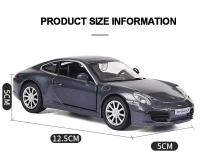MaKeda 1:36 Porsche 911 Carrera S Coche Deportivo De Metal Para Juguete Con Función Retroceso Regalo Para Niños Colección Navidad - details 4