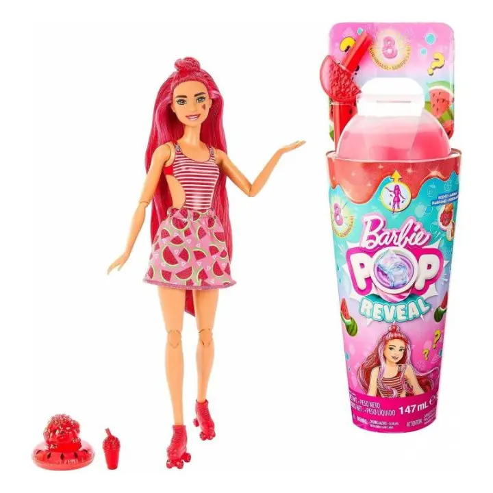 BARBIE POP REVEAL SERIE FRUTAS SANDÍA DE MATTEL - 1