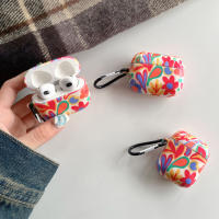 Funda Protectora Para AirPods Con Flores Coloridas Compatible Con Modelos 4 3 2 1 Pro2 pro Funda Suave De TPU Para Auriculares - details 5