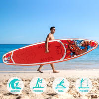 FunWater Tabla Paddle Surf Hinchable con Accesorios Premium con Funda Impermeable para teléfono móvil Remo Doble Uso | PadelSurf Stand Up Paddle Gran Estabilidad y Resistencia | Paddle Board - details 4