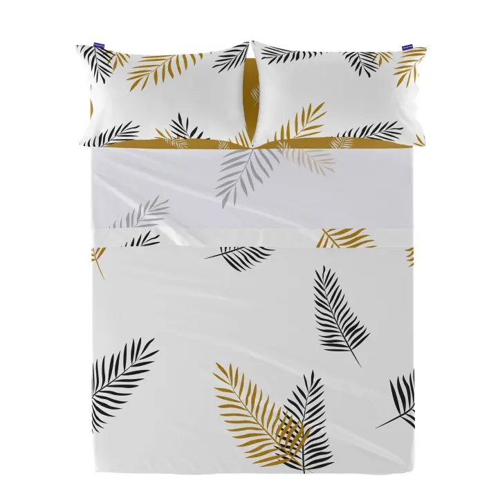 Happyfriday- Foliage Sábana, Sábanas 100% Algodón, calidad de 150 TC, Fabricado en España (No incluye fundas de almohada) - 1