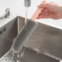 Cepillo De Limpieza Eco-amigable De Silicona 3 En 1 Para Espacios Intersticiales Limpieza De Rincones De Cocina Herramientas De Limpieza Doméstica - details 2