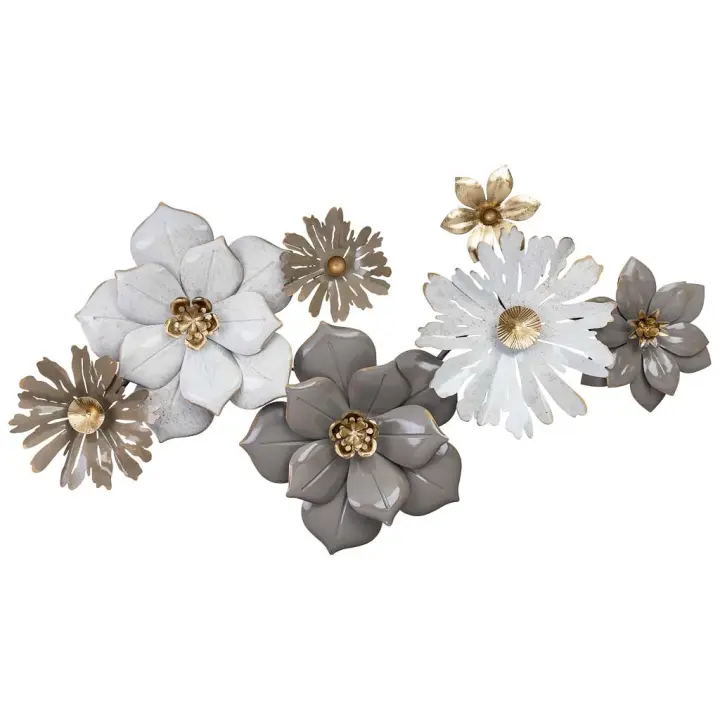 Mural decorativo de pared de metal 91,4x48,9x7,0 - 1