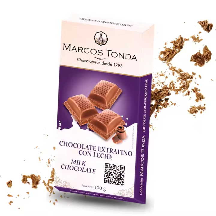 Chocolates Marcos Tonda – Pack 10 uds | Chocolate Con Leche Y Almendras Gourmet | Chocolate Con Almendras 100g X 10| Chocolate Gourmet | Chocolate Con Almendras Extrafino| Desde 1793 - 1