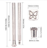 Conjunto De 8 Piezas De Estampadores De Metal Para Tachuelas De Deportes Plantas Y Naturaleza Herramienta De Costura De Cuero Calidad Profesional Para Principiantes Y Profesionales - details 7