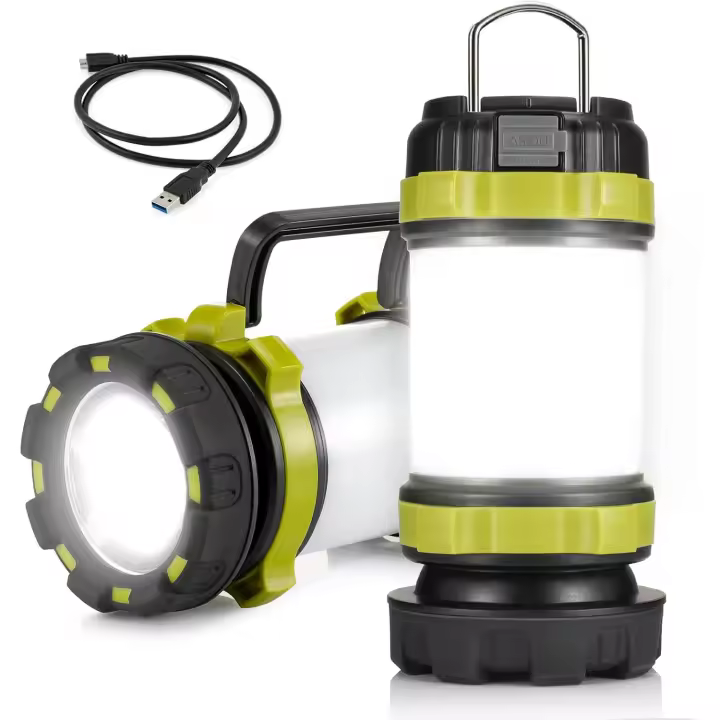 3600 mAh indoor LED múltiple Ligera, 4 Modos de Banco de Energía, Indoor de camping waterproof para camping, Emergencias y más [Clase Energética G] - 1